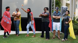 Real Life Superheroes make an Appearance Before LEGO Movie