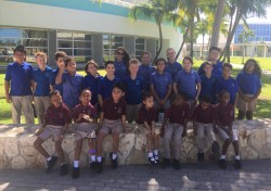 Lighthouse School and Cayman International School Partner in Civic Projects