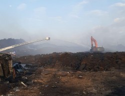 Landfill Fire Update at 8am on Thursday, 12 March