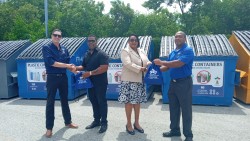 DEH celebrates the opening of a new recycle depot