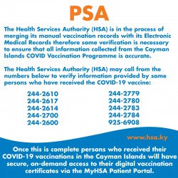 COVID vaccinated persons to be contacted for information verification