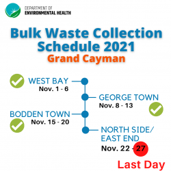 DEH Bulk Waste Collection ends on Saturday