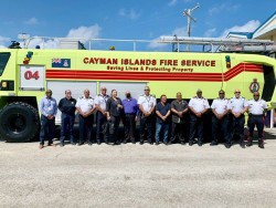 Sister Islands Receive New Aviation Fire Truck