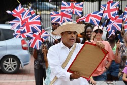 Conch Shell Blowing, Beacon Lighting Signal Start of Cayman's Platinum Jubilee Weekend