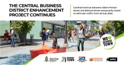 Central Business District Enhancements Continue Along Cardinall Avenue