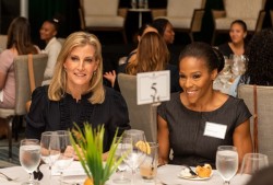 100 Women in Finance Global Ambassador HRH The Countess of Wessex Joins First Impressions Dinner for Future Female Leaders