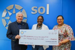 Sol has donated $10,000 to the summer internship programme with UCCI