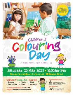 Children’s Colouring Day Returns to the George Town Library