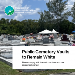 Public Cemetery Vaults to Remain White
