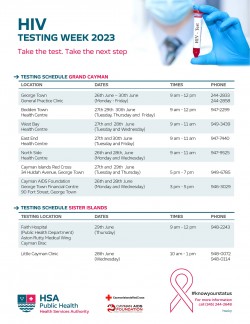 Free HIV tests offered island-wide to mark HIV Testing Week
