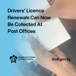 Renewed Drivers’ Licences Can Be Collected at Post Offices