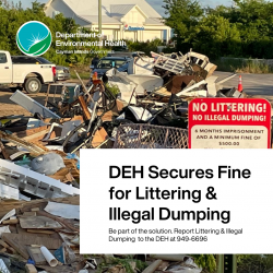 DEH Secures Conviction in Court for Littering