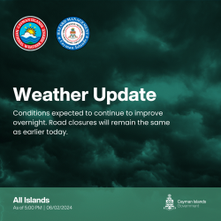 Weather Improvements Expected to Continue Overnight