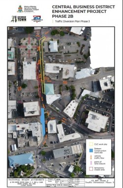 The Central Business District Enhancement Project Progresses as Traffic Diversion Plan Moves to Phase 3