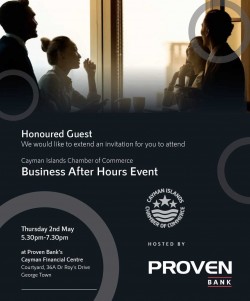 PROVEN Bank to host ‘Business After Hours’ on 2 May