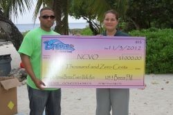 Check presentation to Alta Solomon of NCVO