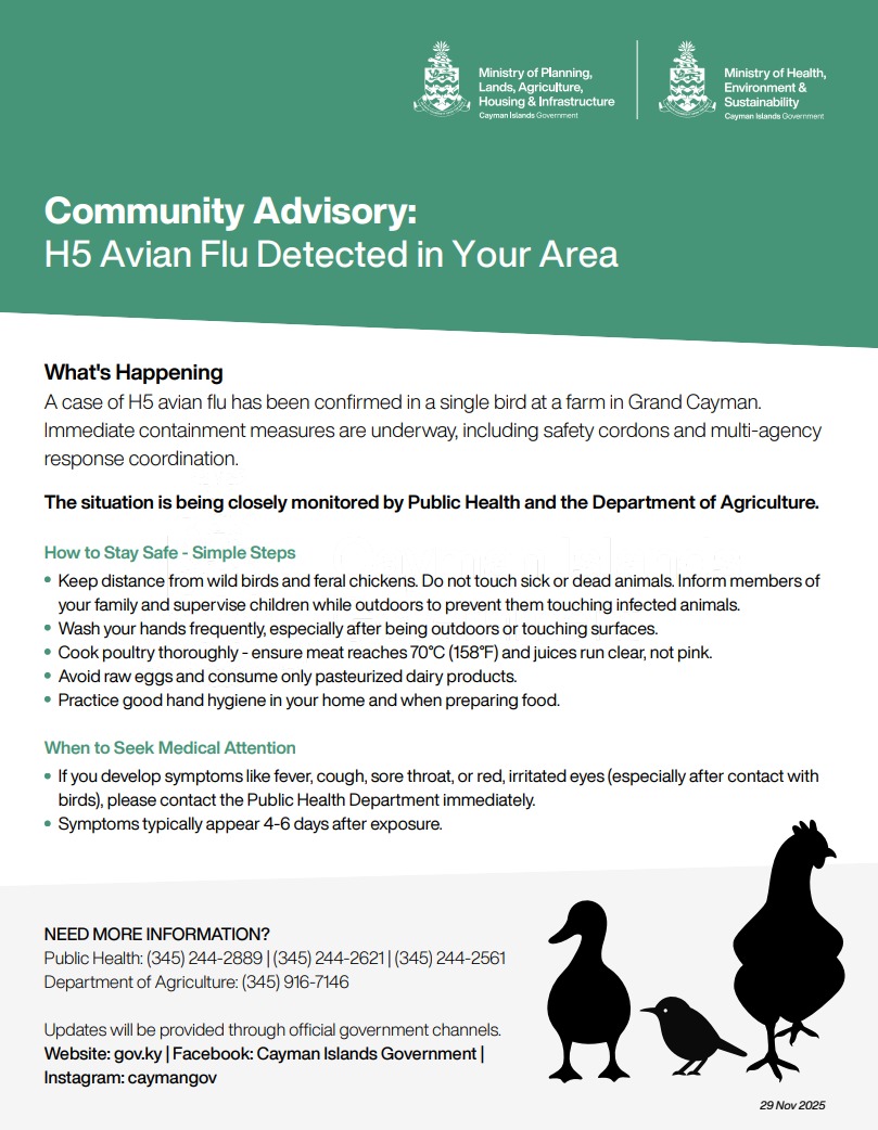 H5 Avian Flu Confirmed at West Bay Farm