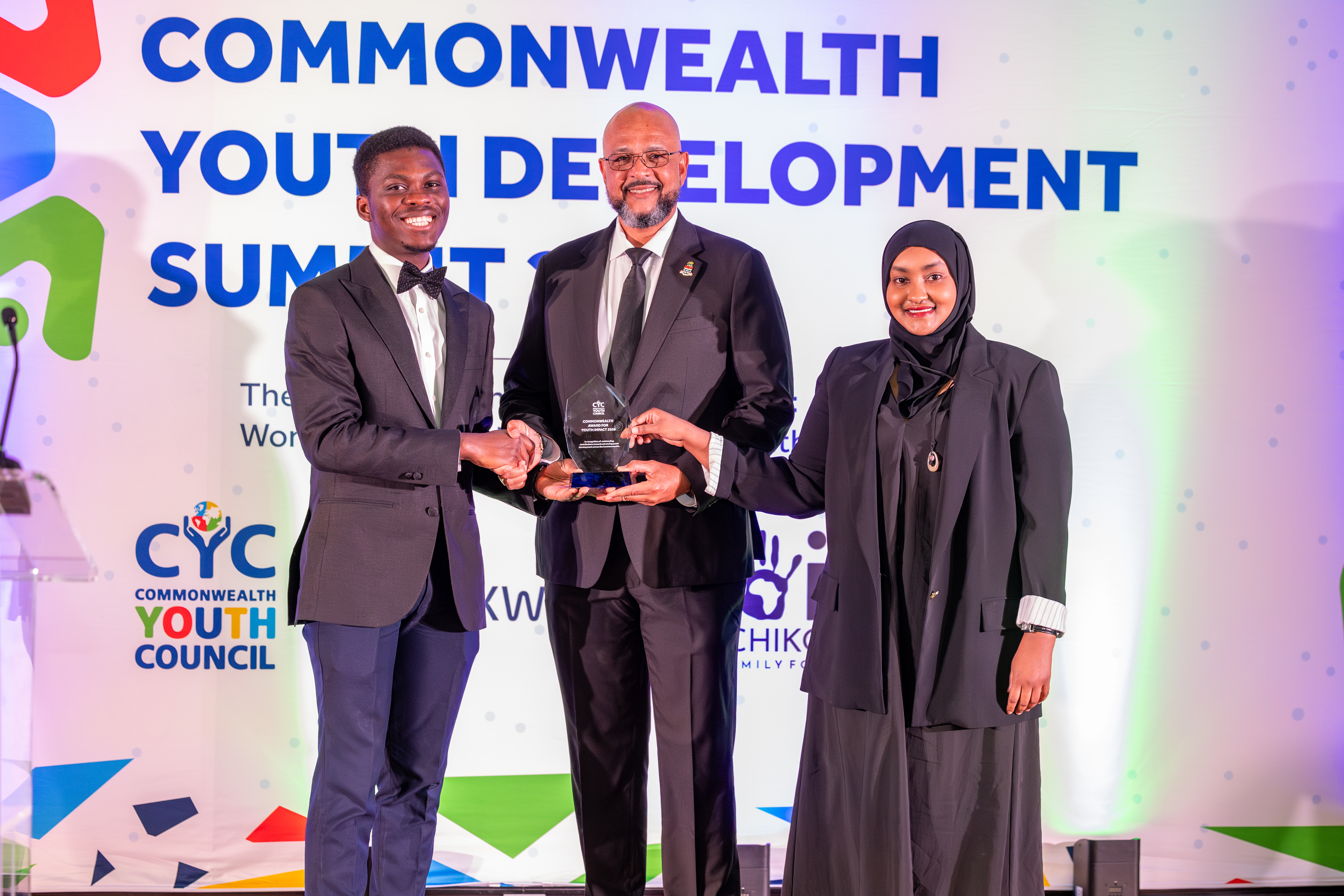 Minister Rankine Honoured at Commonwealth Youth Summit