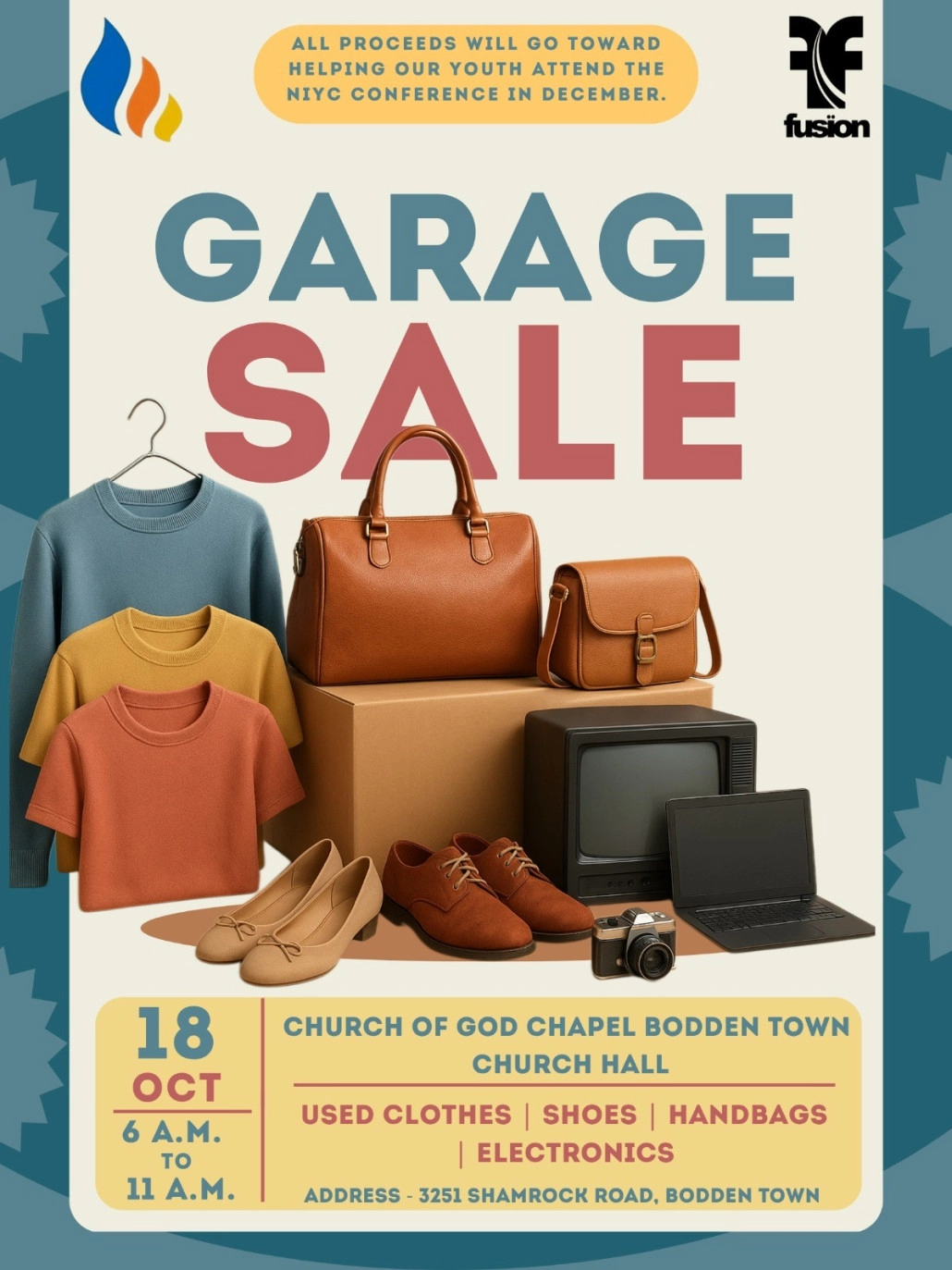 Garage Sale Youth Ministry Fundraiser