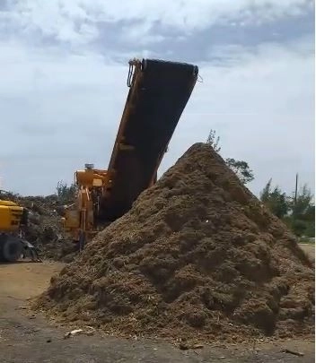Post Grace Vegetation Waste Recycled into Mulch