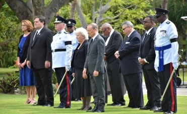A 96 Royal Salute Honoured the life of Her Late Majesty Queen Elizabeth II at Government House