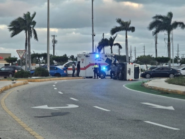Police Respond to Two-Vehicle Collision at Chrissie Tomlinson Roundabout