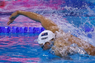 Jordan Crooks Returns to Competitive Swimming