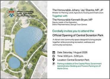 Official Opening of Central Scranton Park | Saturday, 1 August 2026