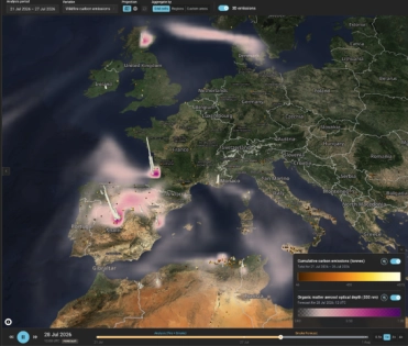 Copernicus: New ‘Fire Emissions Watch’ tool provides instant access to global fire emissions data