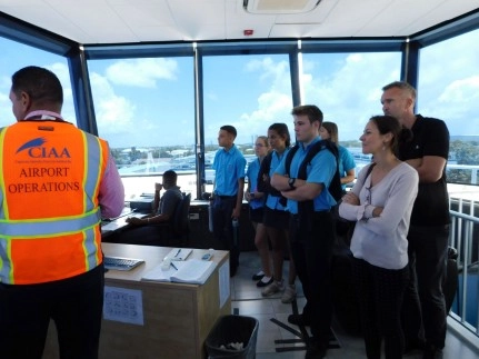 CPHS Students Tour New Airport Terminal