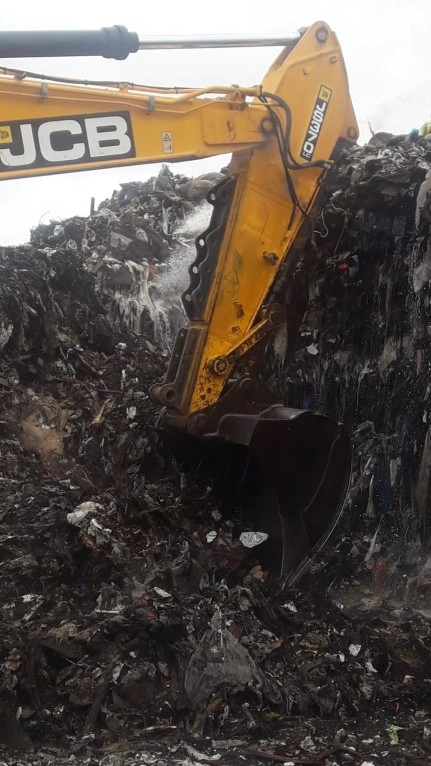 Landfill Fire Fully Extinguished