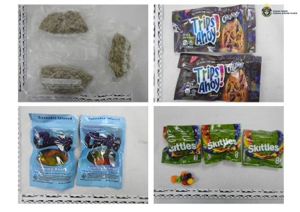 Illegal edibles and marijuana seized upon importation
