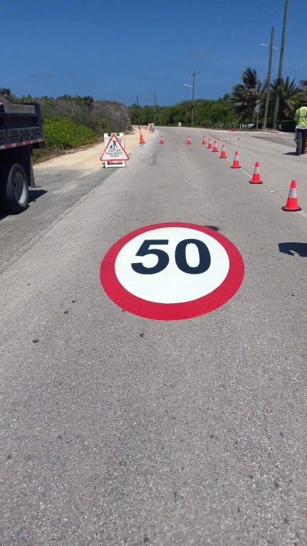 New Road Markings Indicate Speed Limits As Part of National Road Safety Strategy