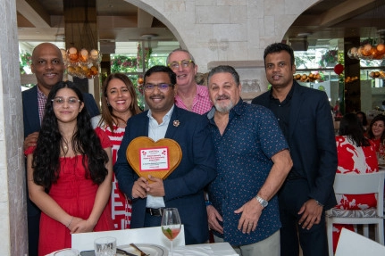 Tortuga Presents Robert Hamaty Heart of the Community Award at Cayman Heart Foundation’s Heart Heroes and Survivors brunch