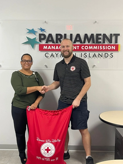 Parliament Supports Cayman Islands Red Cross’ Donate with Dignity Campaign