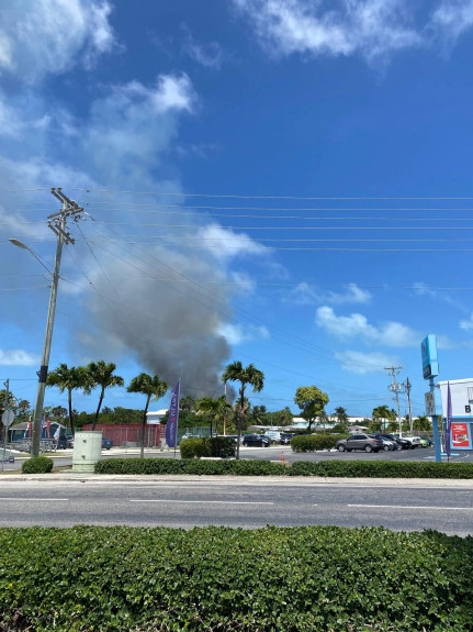 Landfill on Fire