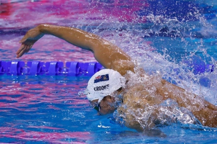 Jordan Crooks Returns to Competitive Swimming