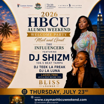 HBCU Alumni & I Love R&B Weekend Brings Three Days of Music,  Culture and Premium Experiences to the Cayman Islands