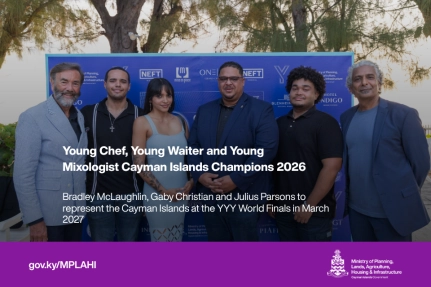MPLAHI Celebrates 2026 Young Hospitality Chef, Young Waiter and Young Mixologist Cayman Islands Champions