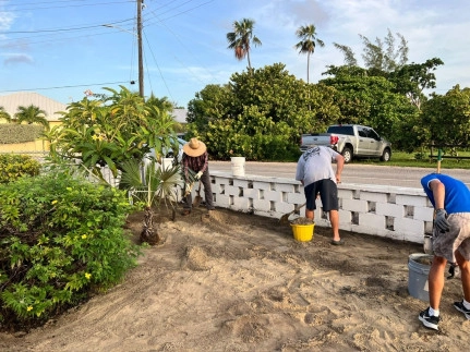 Community Comes Together to Restore Historic West Bay Sand Yard