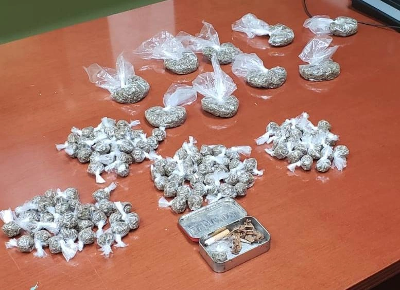 Several Packages of Ganja Recovered From Vehicle