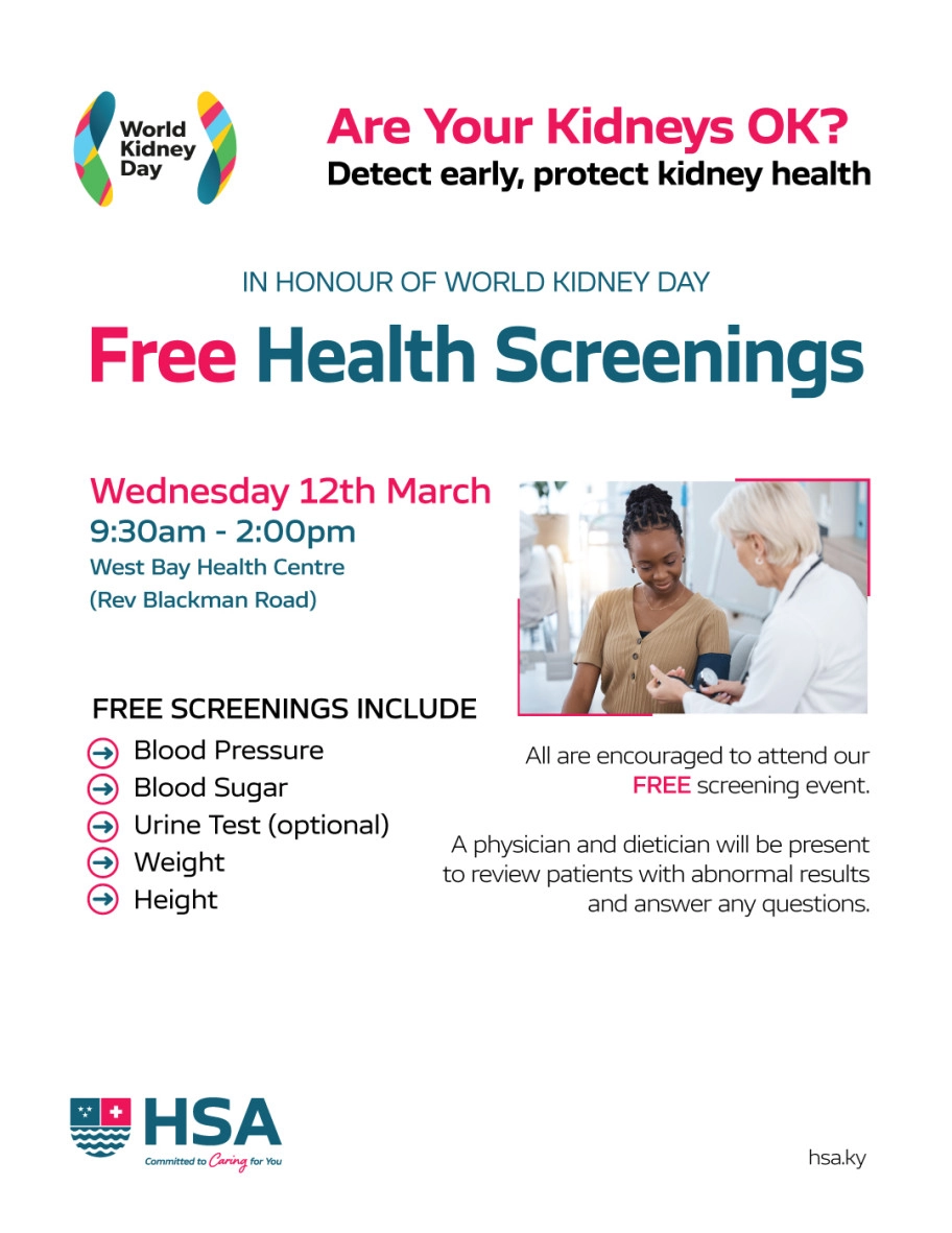 HSA Recognises World Kidney Day with Free Health Screenings in West Bay