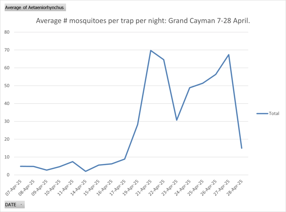 Mosquito Numbers Drop as MRCU Continues Control Efforts