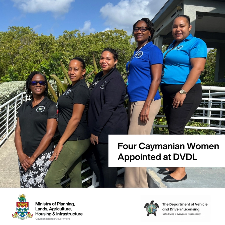 Four Caymanian Women Appointed as Licensing & Customer Care Officers at DVDL
