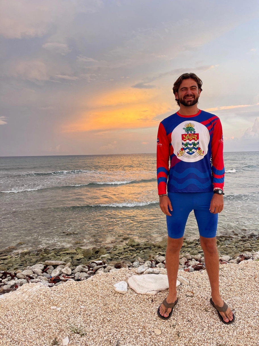 Connor Childs Swims 5 Miles from Cayman Brac to Little Cayman for Land Conservation