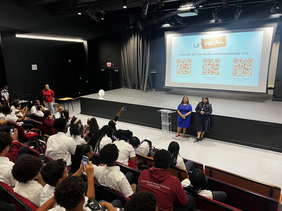 HSM IP Presents INTA Unreal Campaign to 200 Students at John Gray High School