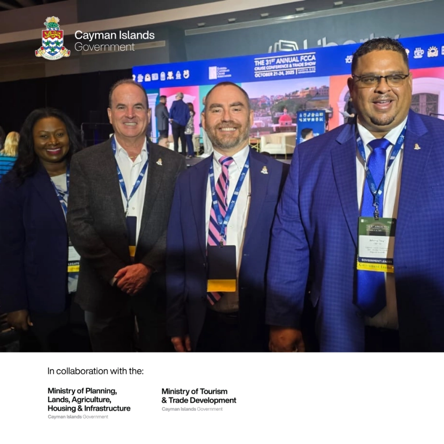 Cayman Islands Government Strengthens Regional Partnerships and Showcases National Priorities at FCCA Cruise Conference