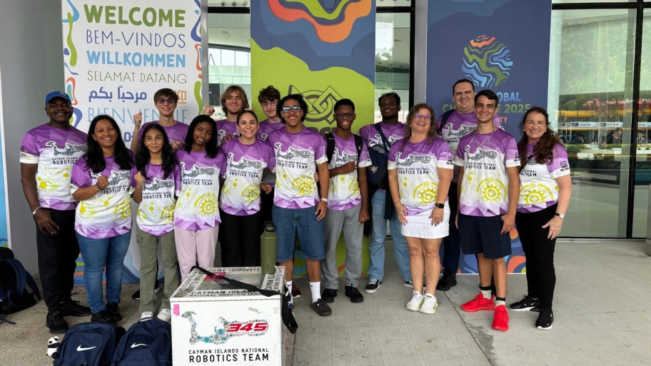 Cayman Islands robotics team depart for global competition