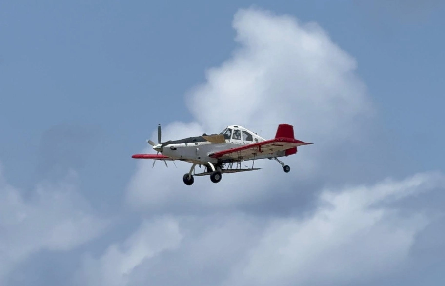 Aircraft larviciding under way across the Cayman Islands