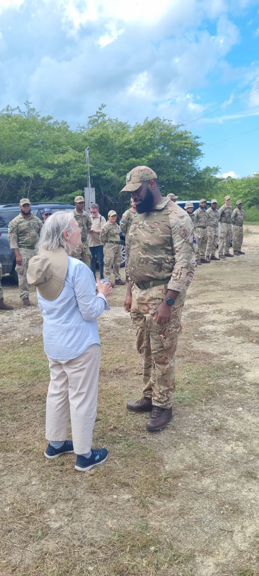 Major General Lord Mark Lancaster Visits Cayman Islands Regiment and Attends Training Day